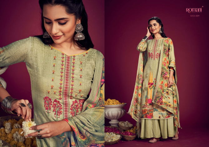 Romani Jhalak Exlusive Wear Pashmina Wholesale Dress Material Collection 